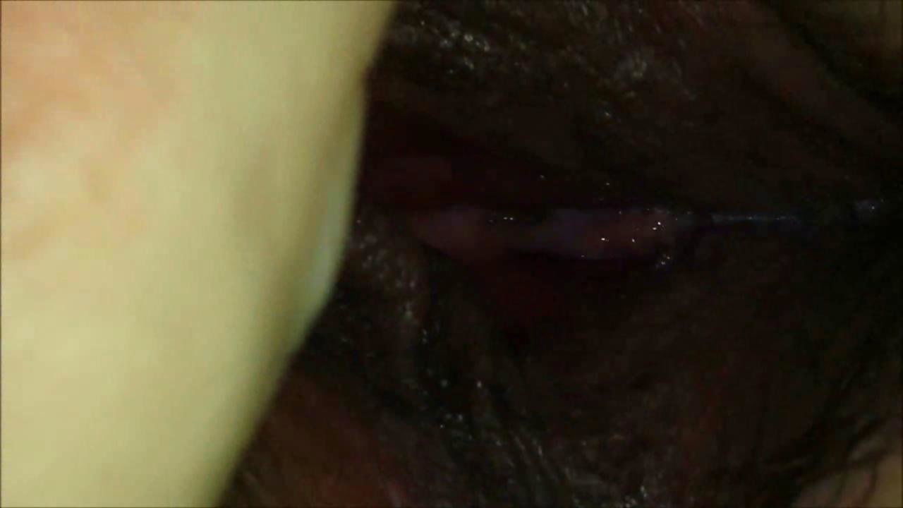 Horny wet MILF muff really closeup